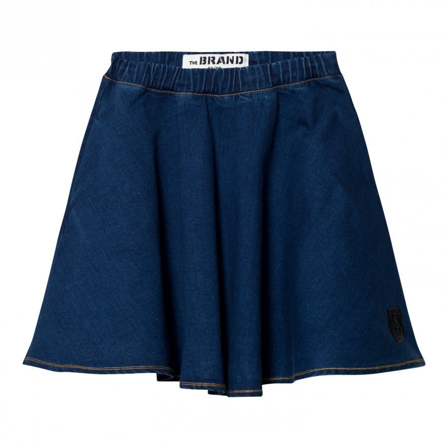 The Brand Maxi Skirt Stonewashed Blue Maxihame