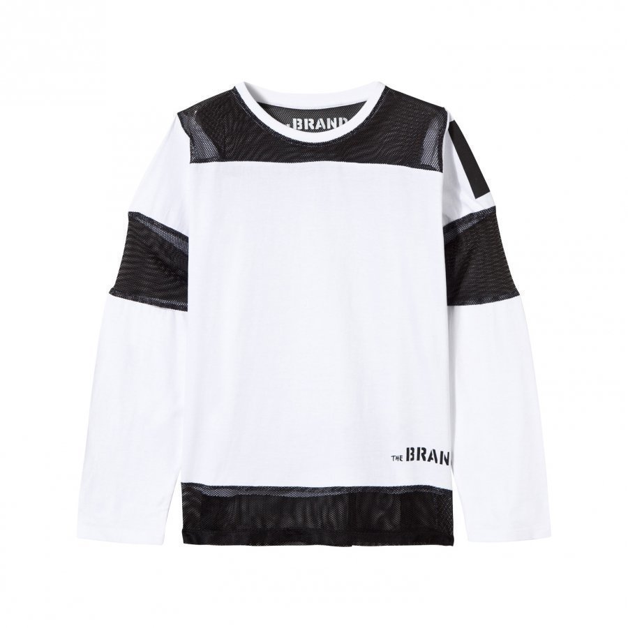 The Brand Mesh Tee White Pitkähihainen T-Paita