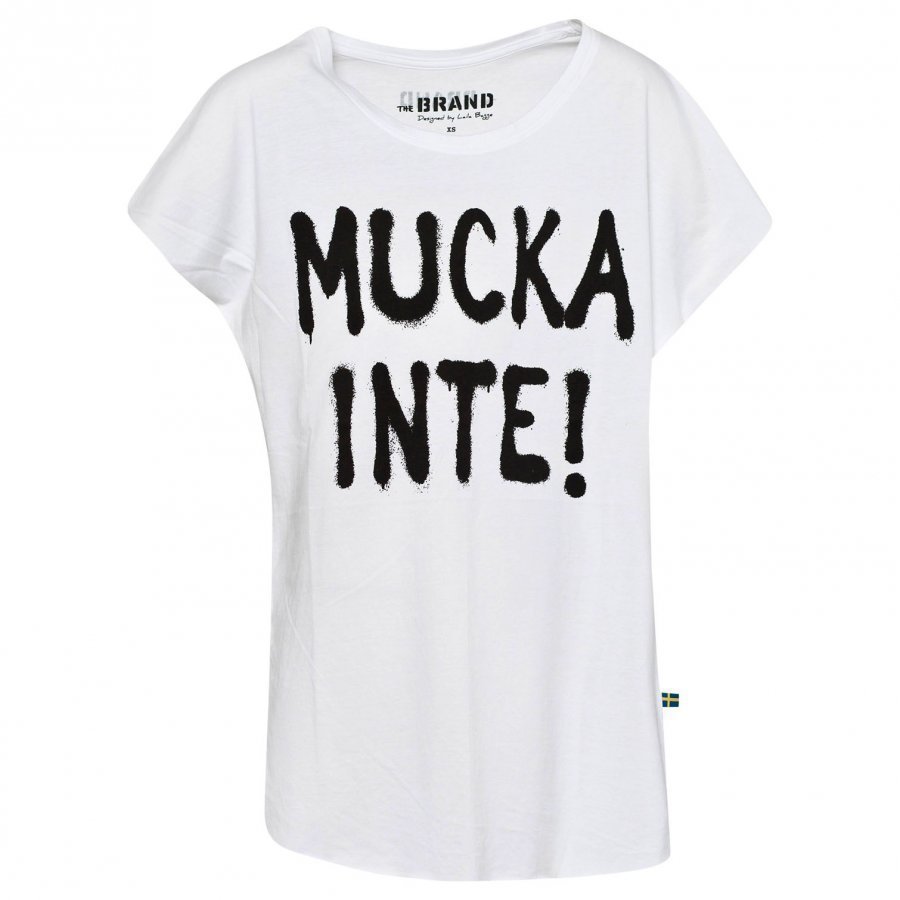 The Brand Mucka Inte Woman Tee White T-Paita Äidille