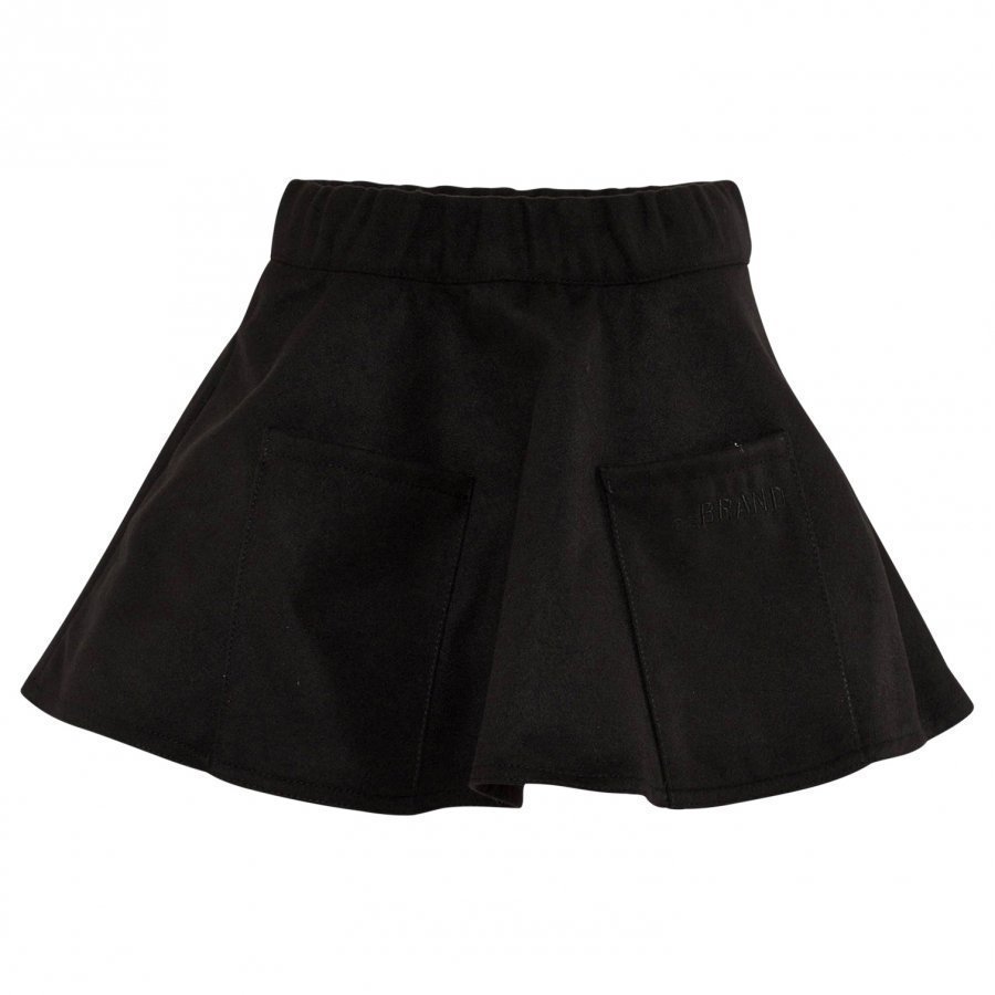 The Brand Pocket Skirt Black Midihame