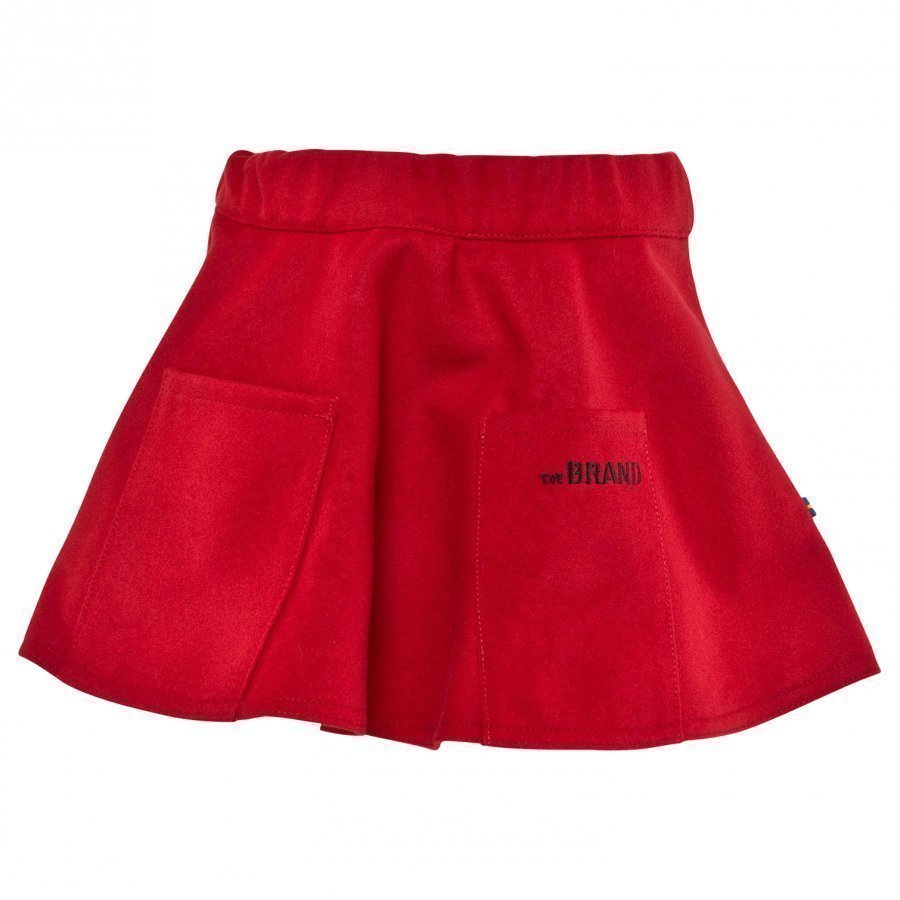 The Brand Pocket Skirt Red Midihame