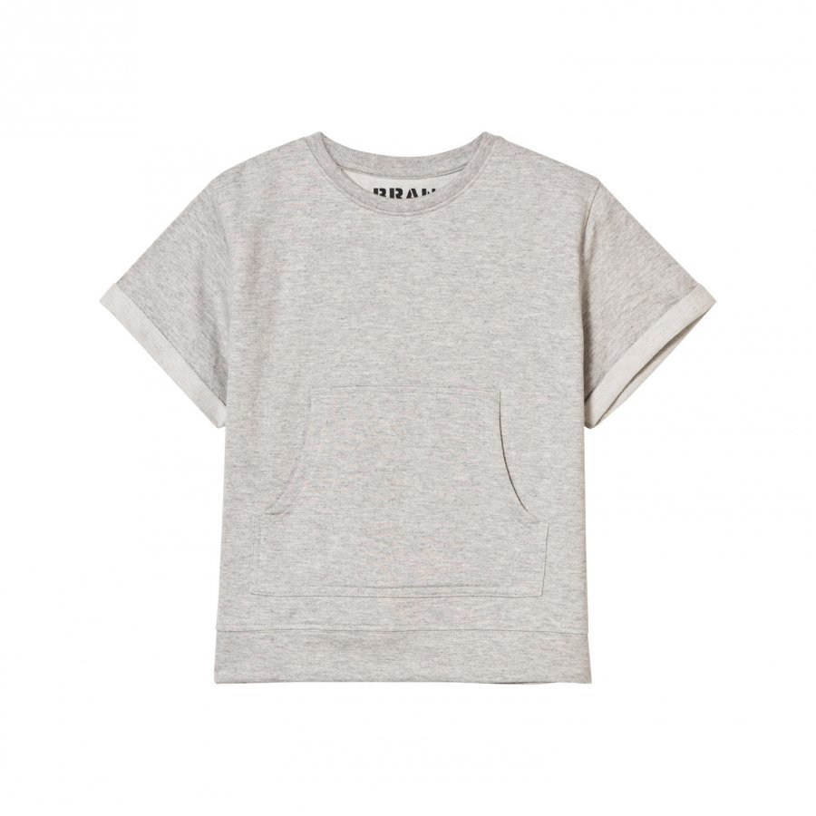 The Brand Raw Tee Grey Melange T-Paita