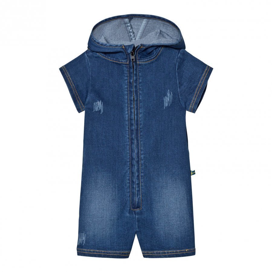 The Brand Short Jogger Stonewashed Blue Romper Puku