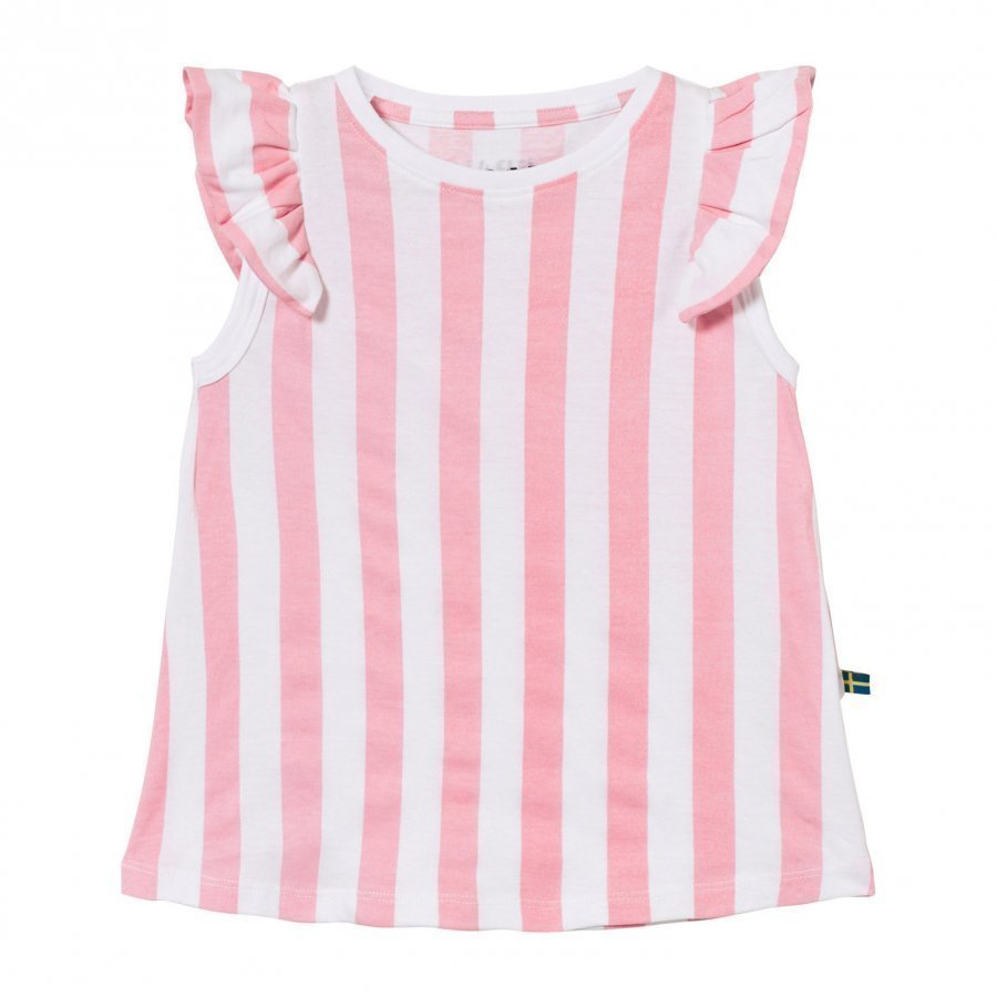 The Brand Suede Top Pink Stripe Pusero