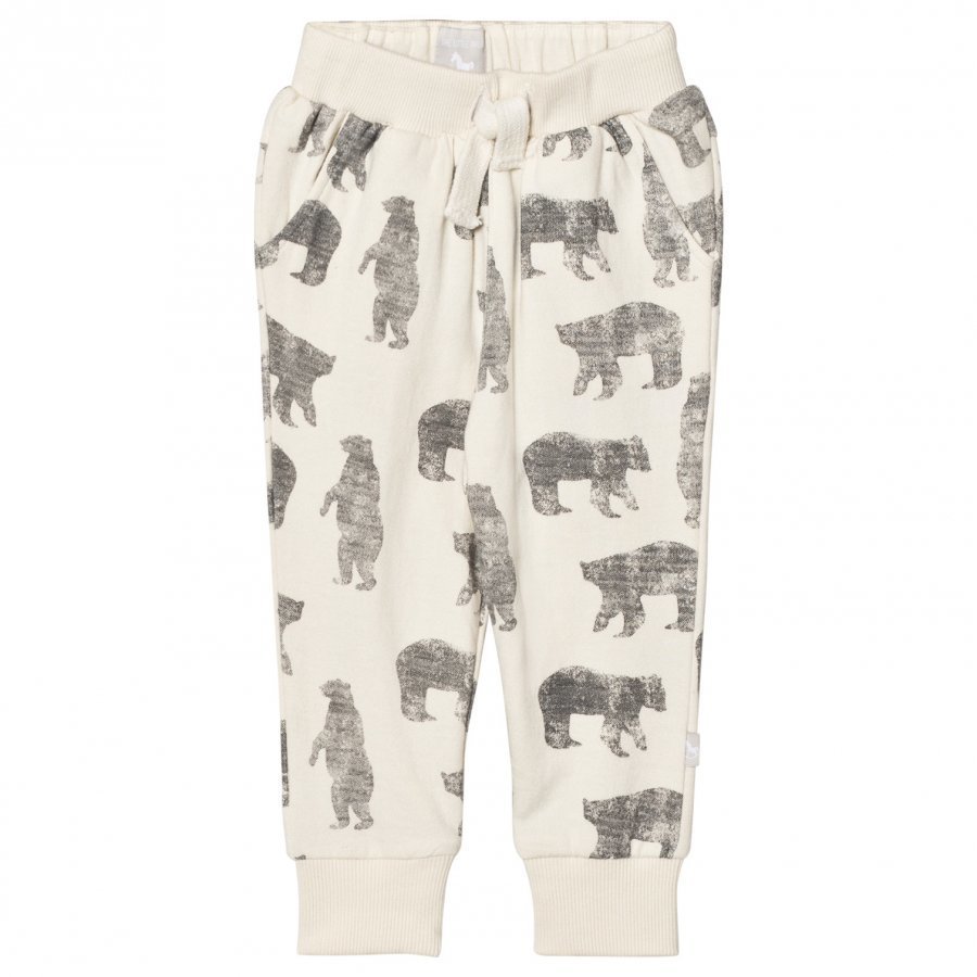 The Little Tailor Cream Bear Baby Boys Comfy Pant Harem Housut