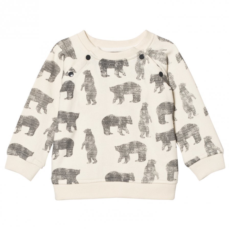 The Little Tailor Cream Bear Baby Boys Sweat Top Oloasun Paita