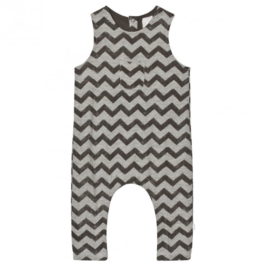 The Little Tailor Grey Baby Boys Slouch Dungaree Lappuhaalari