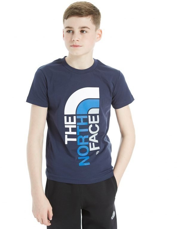 The North Face Ascent T-Shirt Cosmic Blue / White