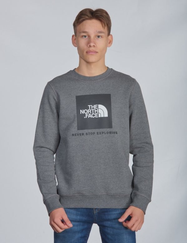 The North Face Box Crew Neule Harmaa