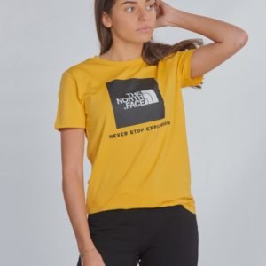 The North Face Box S/S Tee T-Paita Keltainen