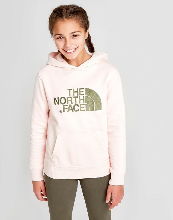 The North Face Girls' Drew Peak Hoodie Vaaleanpunainen