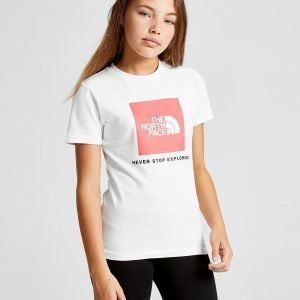 The North Face Girls' Easy Box T-Shirt Valkoinen