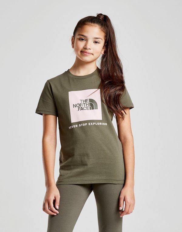 The North Face Girls' Easy Box T-Shirt Vihreä