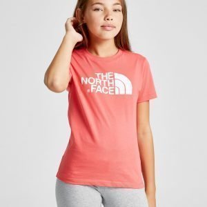 The North Face Girls' Easy T-Shirt Vaaleanpunainen