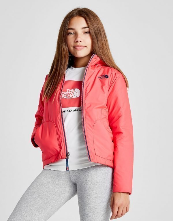 The North Face Girls' Perrito Reversible Jacket Vaaleanpunainen