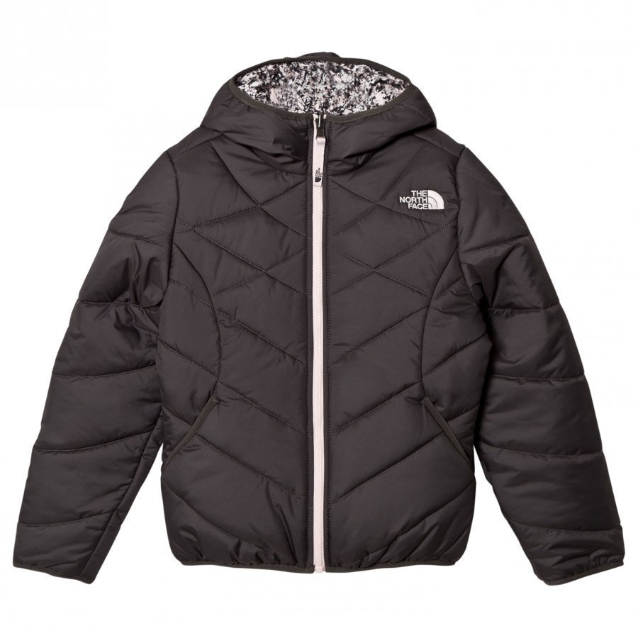 The North Face Grey Patterned Reversible Perrito Jacket Toppatakki