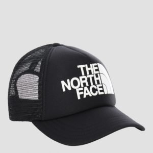 The North Face Logo Trucker Hattu Musta