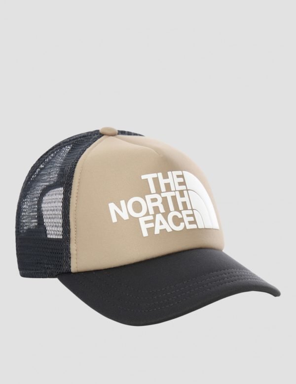 The North Face Logo Trucker Hattu Ruskea