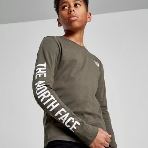 The North Face Long Sleeve T-Shirt Vihreä