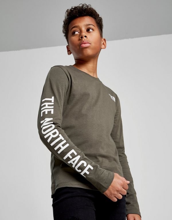 The North Face Long Sleeve T-Shirt Vihreä