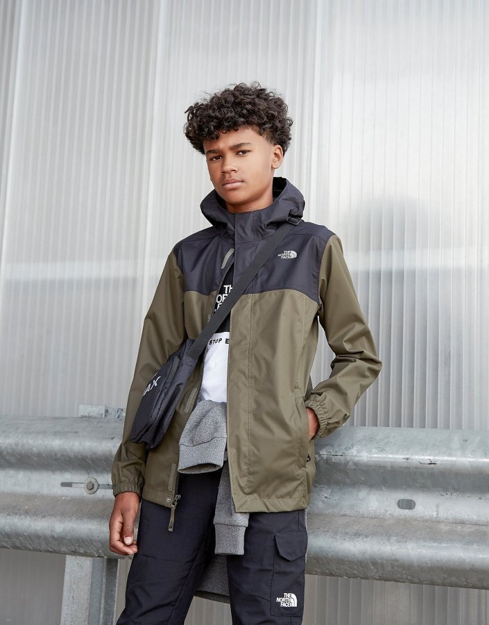 north face resolve jacket black
