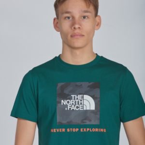 The North Face Y Box S/S Tee T-Paita Vihreä