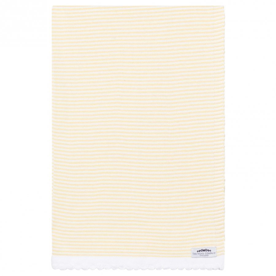 The Wool Company Lemon Stripe Blanket Huopa