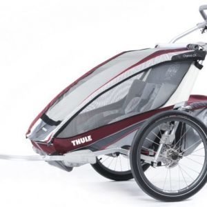 Thule Multirattaat kahdelle lapselle Chariot CX2 Burgundy