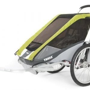 Thule Multirattaat kahdelle lapselle Chariot/Cougar 2 Avocado