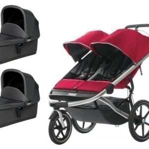 Thule Urban Glide2 Juoksurattaat Mars Yhdistelmävaunut Makuukoppa x 2