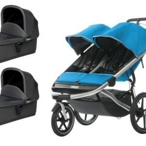 Thule Urban Glide2 Juoksurattaat Thule Blue Yhdistelmävaunut Makuukoppa x 2