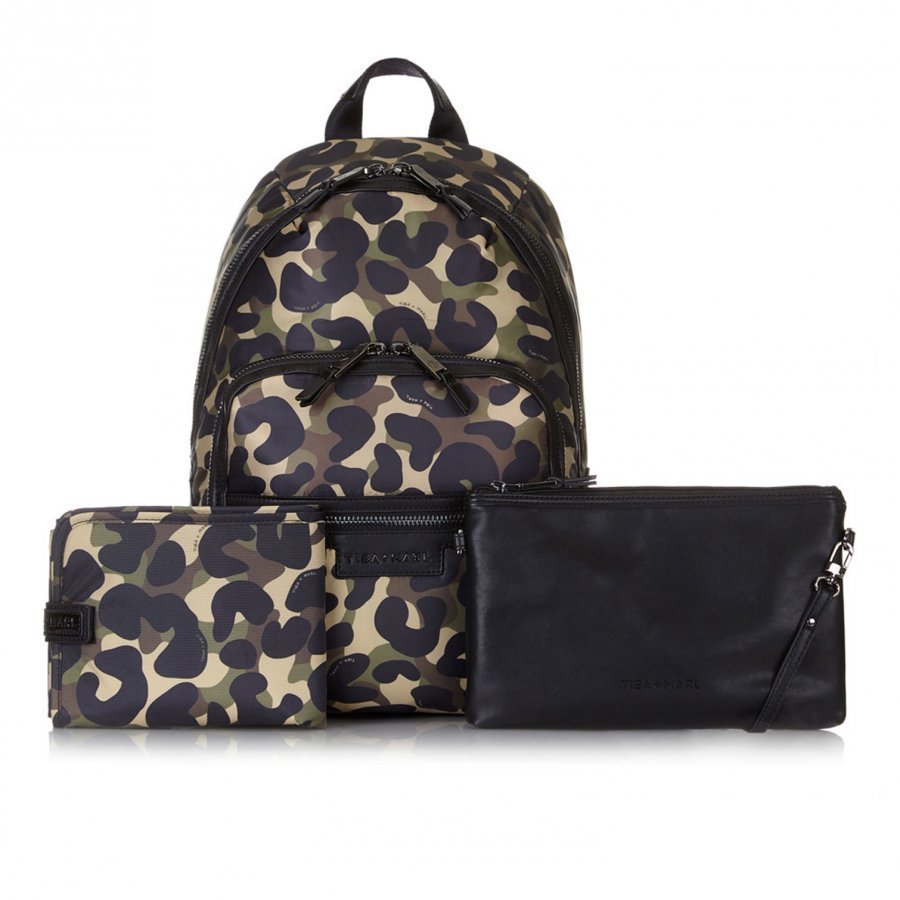 Tiba + Marl Elwoood Backpack Camo Hoitolaukku