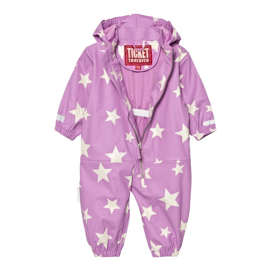 Ticket To Heaven Rain Suit Kody Authentic Rubber Allover Violet Rose Sadehaalari