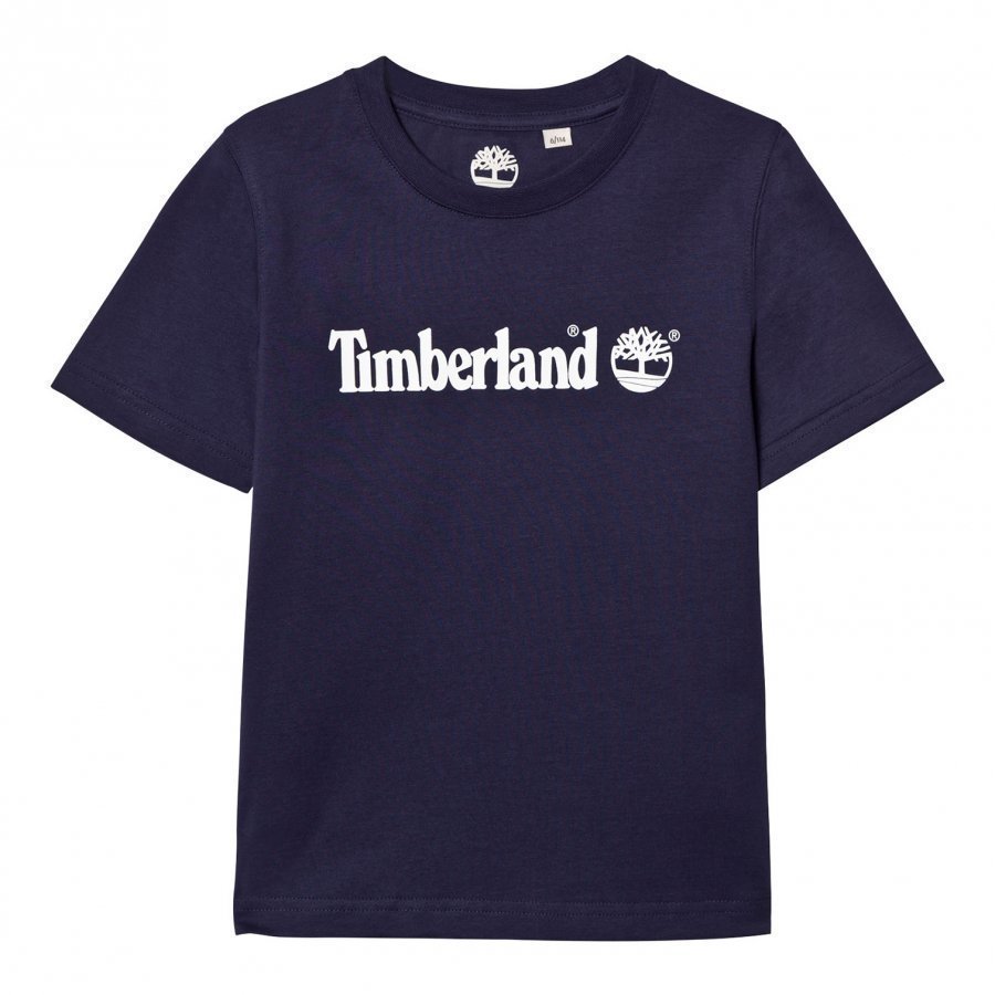 Timberland Navy Branded Tee T-Paita