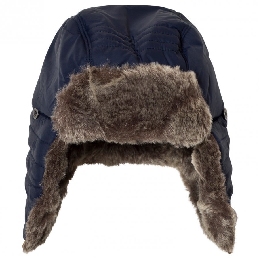 Timberland Navy Faux Fur Chapka Korvalapullinen Päähine