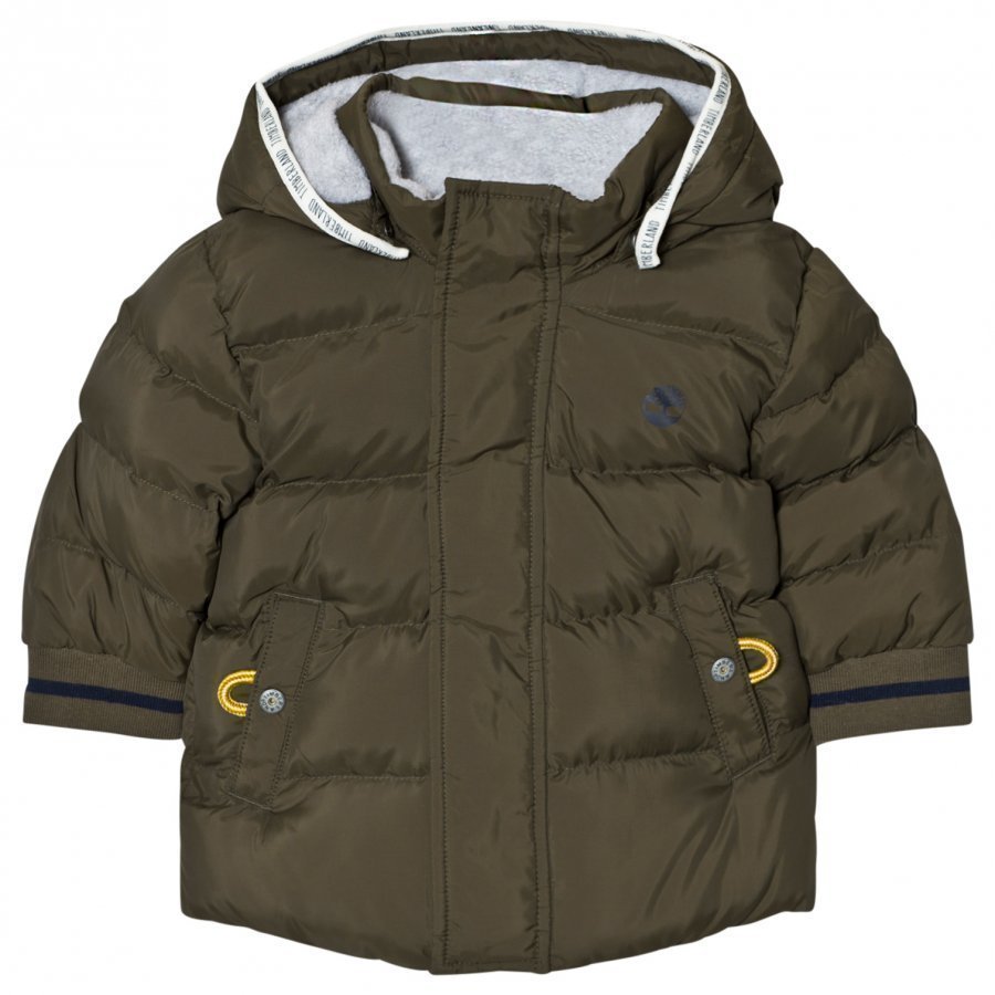 Timberland Padded Puffer Jacket Khaki Toppatakki