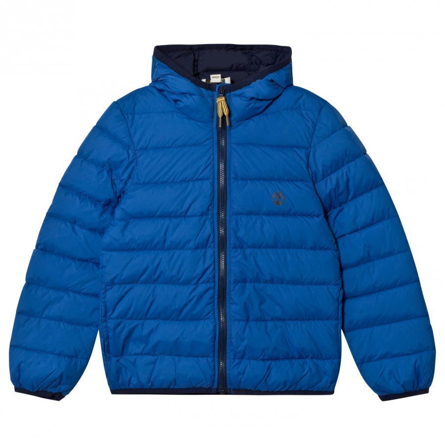 Timberland Royal Blue Water Repellent Ultralight Hooded Puffer Toppatakki