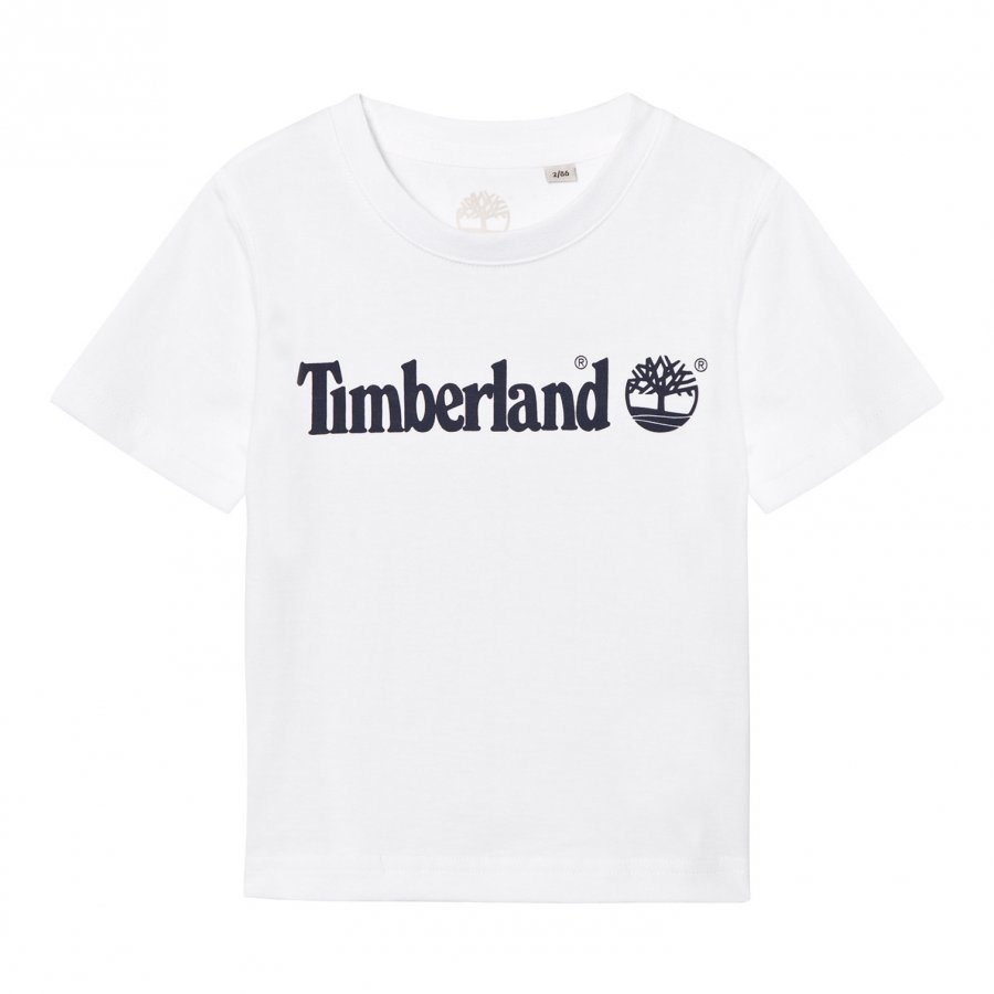 Timberland White Branded Tee T-Paita