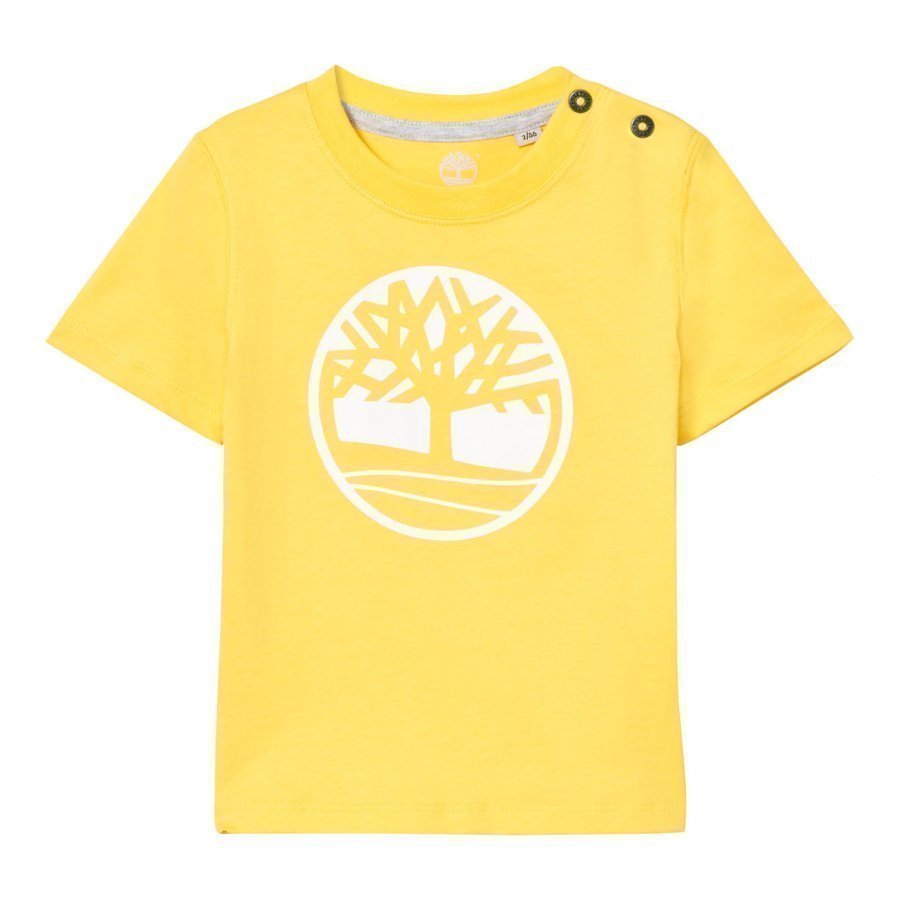 Timberland Yellow Branded Tree Logo Tee T-Paita