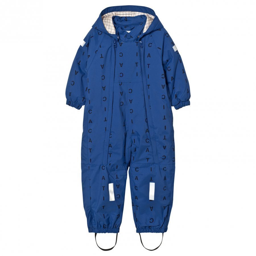 Tinycottons Alphabet Soup Snowsuit Blue/Dark Navy Toppahaalari