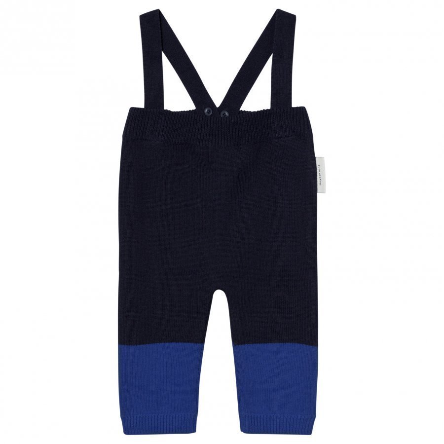 Tinycottons Color Block Baby Pant Dark Navy/Blue Housut