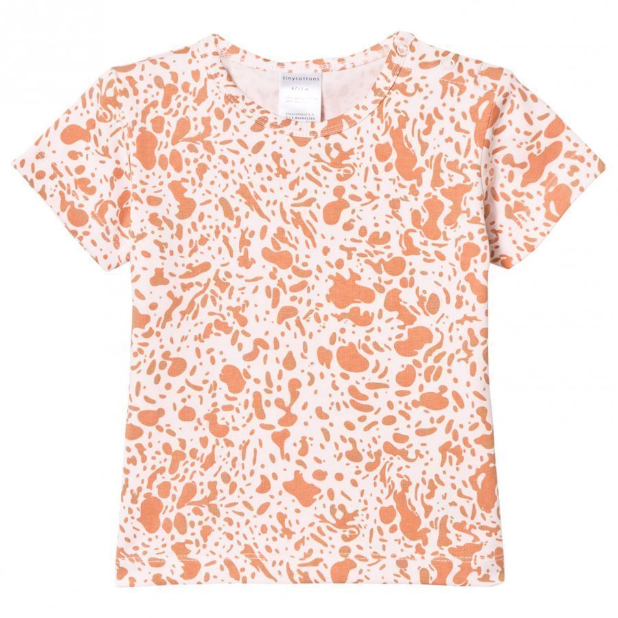 Tinycottons Enamel Tee Pale Pink/Dark Peach T-Paita