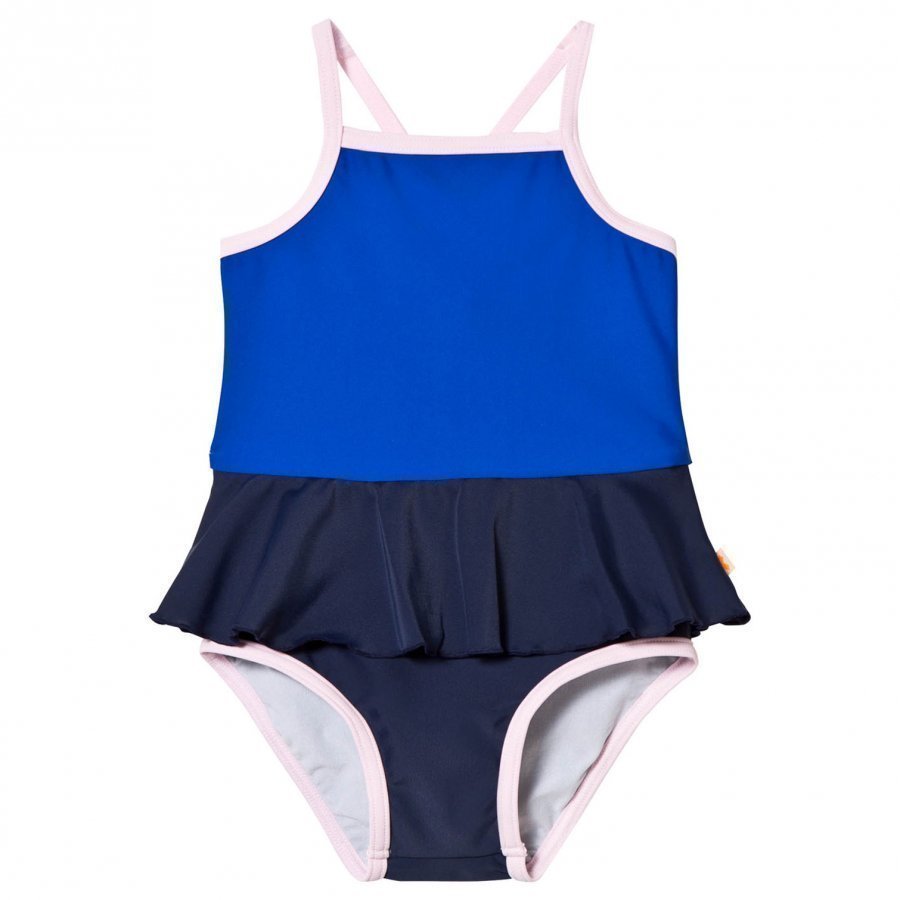 Tinycottons Frill Swimsuit Dark Navy Uimapuku