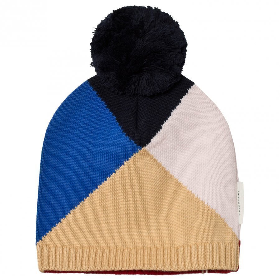 Tinycottons Geometric Beanie Nude/Light Pink/Blue/Dark Navy/Red Pipo