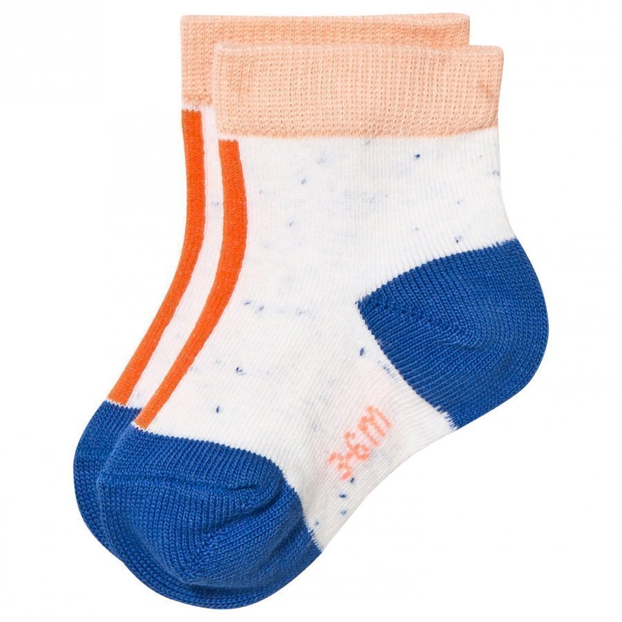 Tinycottons Line Melange Socks Off White/Red Sukat