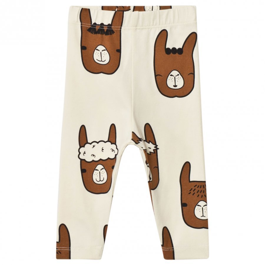 Tinycottons Llama Heads Pants Beige/Brown Legginsit