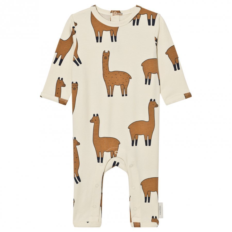 Tinycottons Llamas One-Piece Beige/Nude Potkupuku