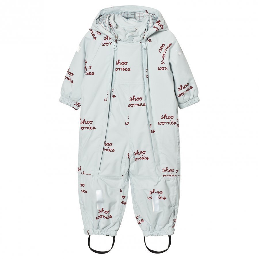 Tinycottons Shoo Worries Snowsuit Light Blue/Bordeaux Toppahaalari