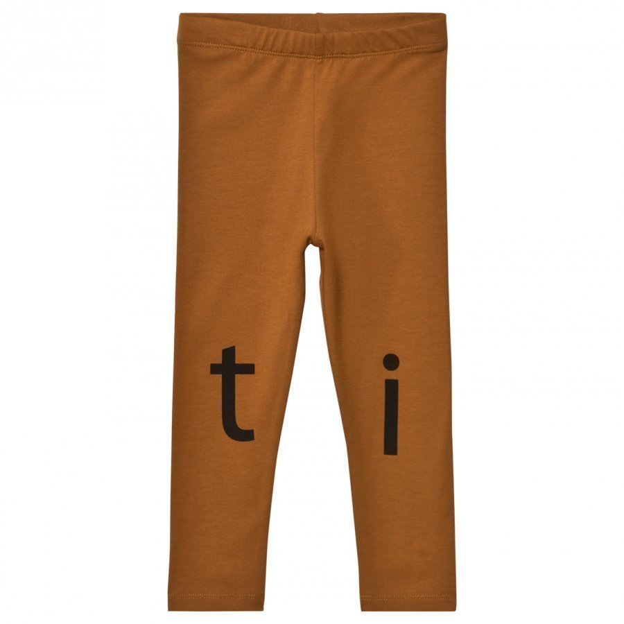 Tinycottons T-I-N-Y Logo Pant Brown/Black Legginsit