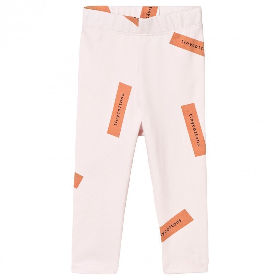 Tinycottons Tiny Logo Pant Pale Pink/Dark Peach Legginsit